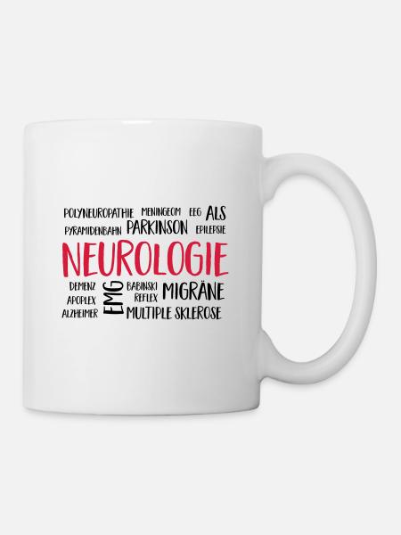 neurologie - Tasse - Weiß
