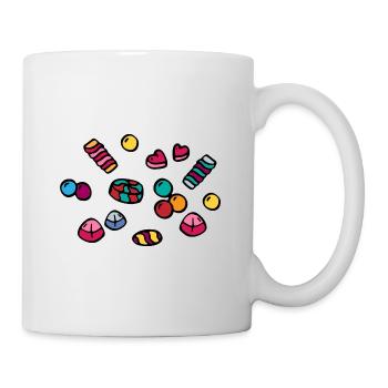 Bonbon Candy Halloween / bonbons / bonbons - Mug blanc - blanc - Droite