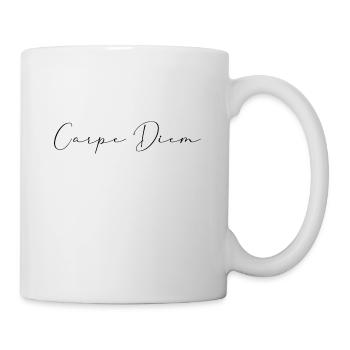 Carpe Diem - Tasse - Weiß - Rechts