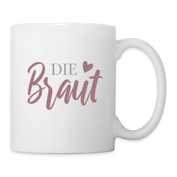La mariée au coeur - Mug blanc - blanc - Droite