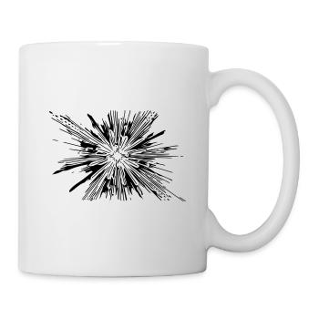 Vector Splash Explosion - Tasse - Weiß - Rechts