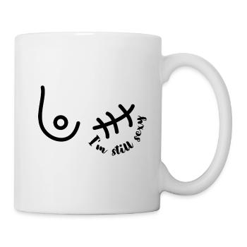 mois de la sensibilisation au cancer du sein - Mug blanc - blanc - Droite