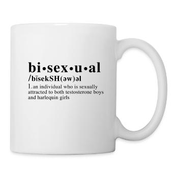 Dictionnaire bisexuel - Mug blanc - blanc - Droite