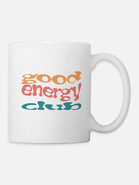 good energy club - Tasse - Weiß