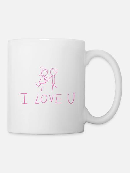 Je t’aime couple - Mug blanc - blanc