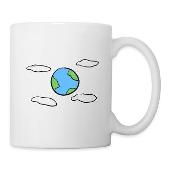 Earth Sky Clouds Symbol - Mug - white - Right