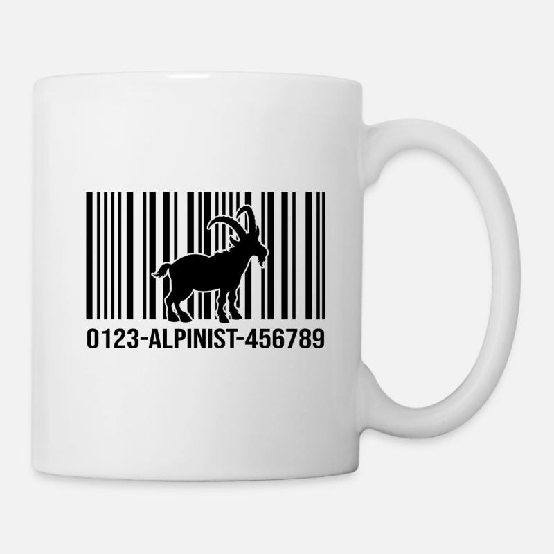 randonnée en montagne servus sommet alpiniste chèvre de montagne - Mug blanc - blanc