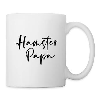 Hamster Papa Animal Lover Pet Owner Rodents Hamste - Tasse - Weiß - Rechts
