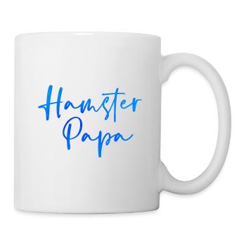 Hamster Papa Animal Lover Pet Owner Rodents Hamste - Tasse - Weiß - Rechts