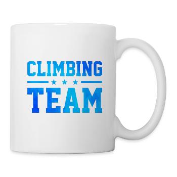 Climbing Team Climbing Bouldering Rock Climber Mou - Tasse - Weiß - Rechts