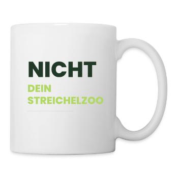 Nicht Dein Streichelzoo Print auf Panel PTSDHG - Tasse - Weiß - Rechts