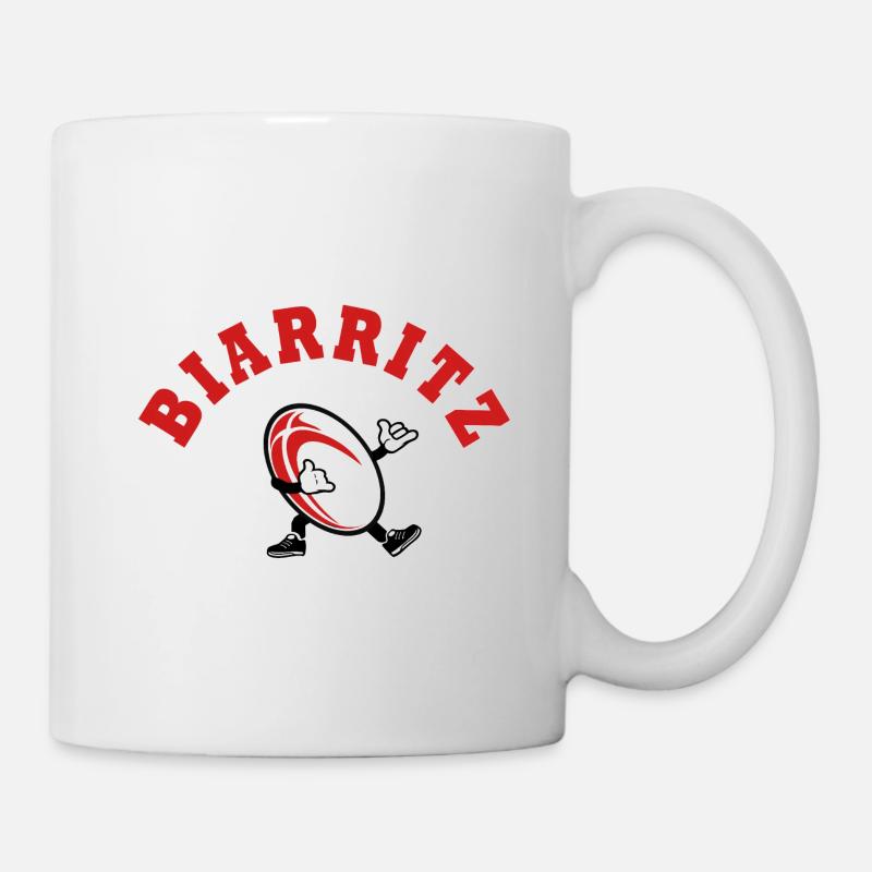 Biarritz Rugby sport rugby supporter biarritz - Mug blanc - blanc