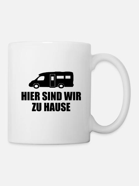 camping - Tasse - Weiß