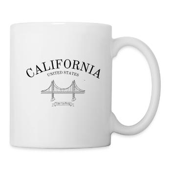 California - Kalifornien - Golden Gate Bridge - US - Mug - white - Right