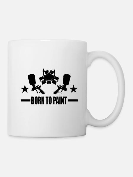 Lackierer - Tasse - Weiß