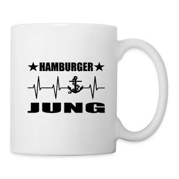 Hamburg - Tasse - Weiß - Rechts