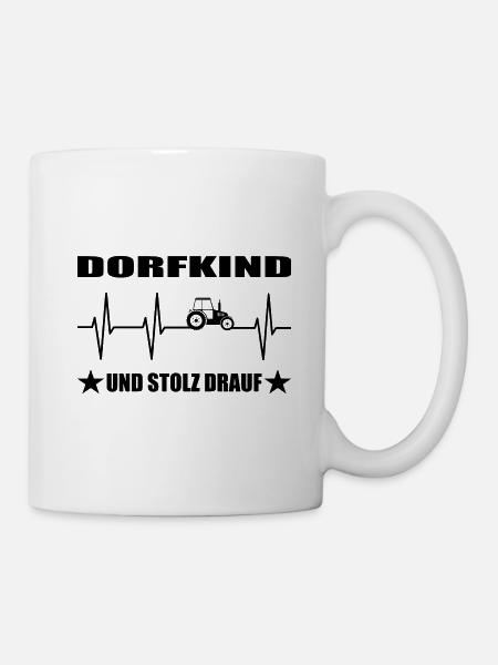Dorfkind - Tasse - Weiß