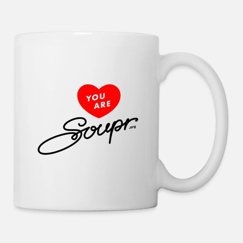 Du bist Soupr (Herz) - Tasse - Weiß