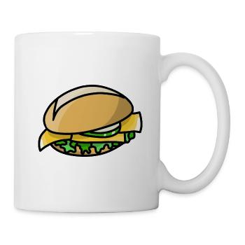 Delicious Cheese Brötchen Cucumber German Street Food - Mug - white - Right