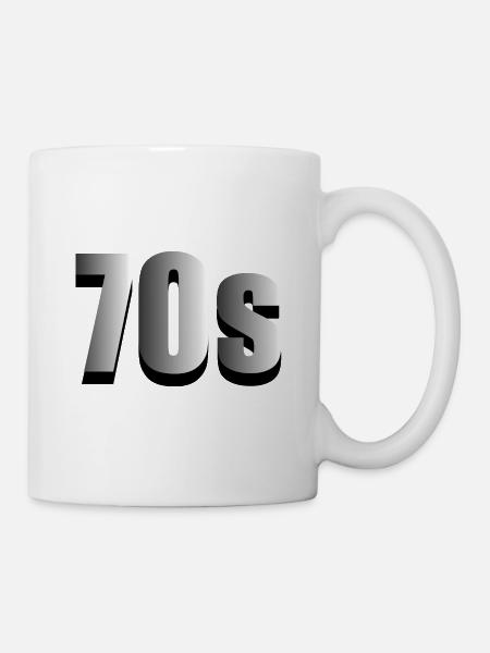 Années 70 - Mug blanc - blanc