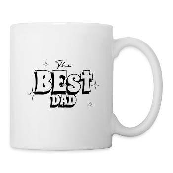 The best dad. Le meilleur papa - Mug blanc - blanc - Droite