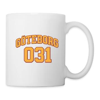 Göteborg, 031 Varsity - Mug blanc - blanc - Droite