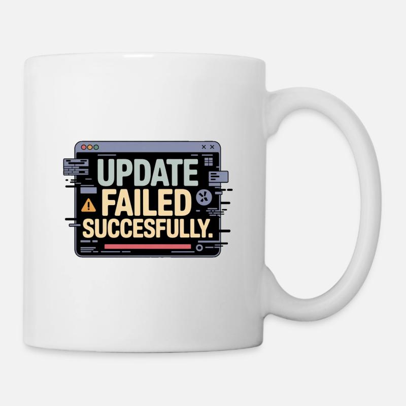 update-failed-successfully - Mug - white
