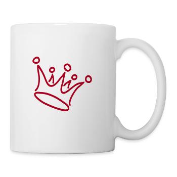 crown red - Mug - white - Right