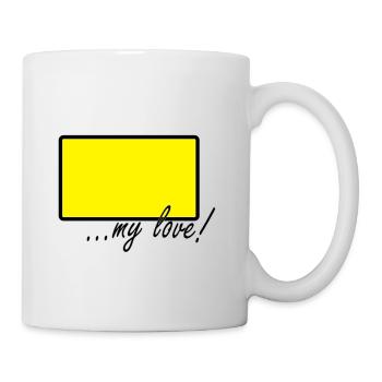 dorf my love - Tasse - Weiß - Rechts