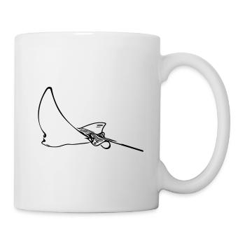 Eagle rays - Mug - white - Right