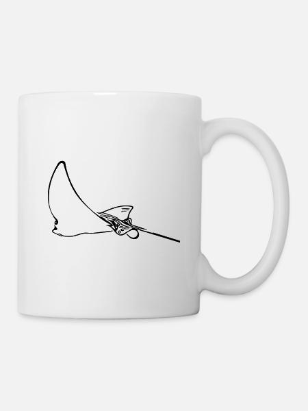 Adlerrochen - Tasse - Weiß