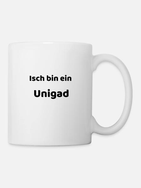Unikat auf Sächsisch - Tasse - Weiß