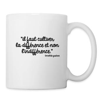 Cultivons la différence - Mug blanc - blanc - Droite