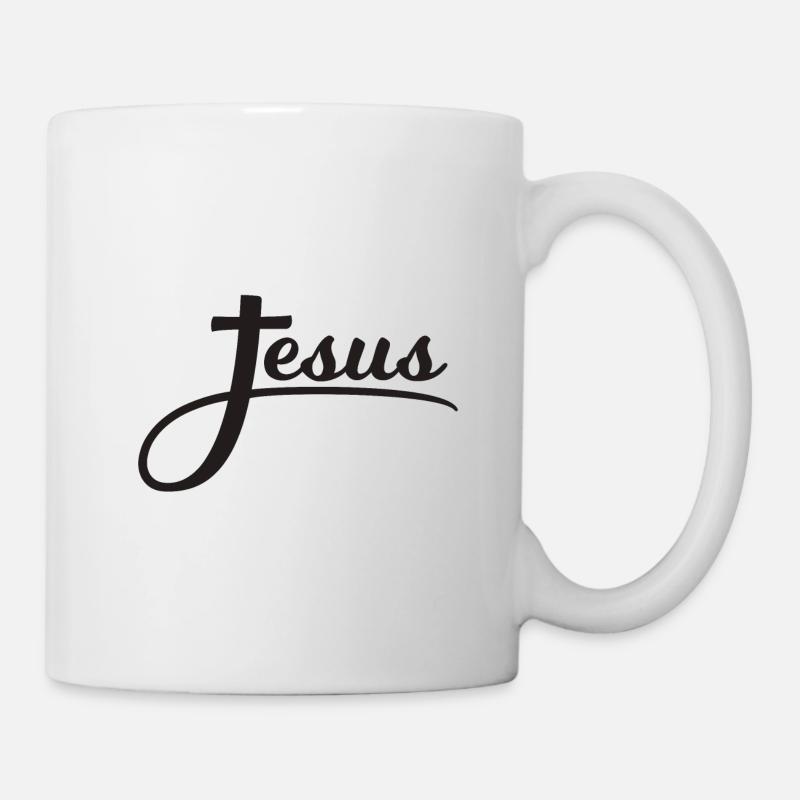 Jesus Christus Christliche Geschenkideen Gott - Tasse - Weiß