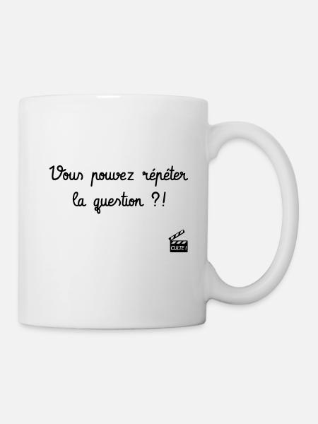 Vous pouvez répéter la question ?! Les Inconnus - Mug blanc - blanc