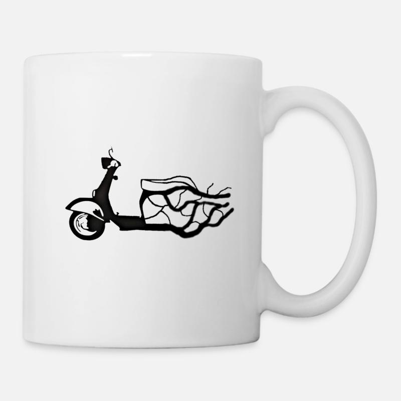Zündapp Roller abstrakt - Tasse - Weiß