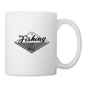 Pêche au poisson-chat - Mug blanc - blanc - Droite