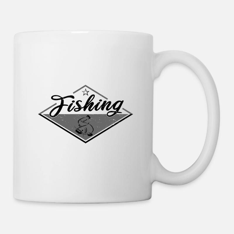 Pêche au poisson-chat - Mug blanc - blanc