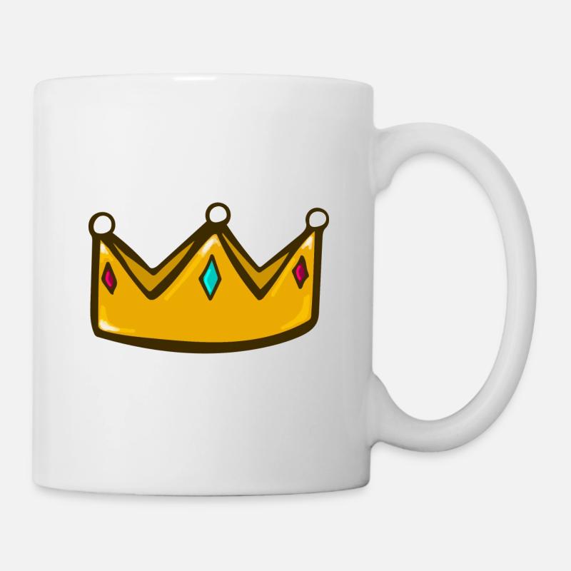 Krone - Tasse - Weiß