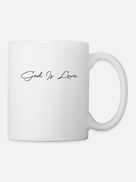 God is love - Tasse - Weiß