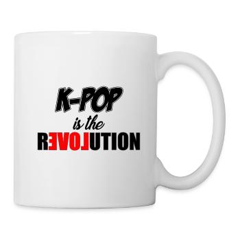 La K-Pop est la révolution | kpop KPop Idée Cadeau - Mug blanc - blanc - Droite