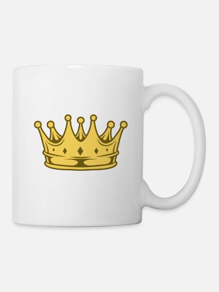 Couronne - Mug blanc - blanc