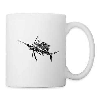 Wilder Schwertfisch Vector - Tasse - Weiß - Rechts
