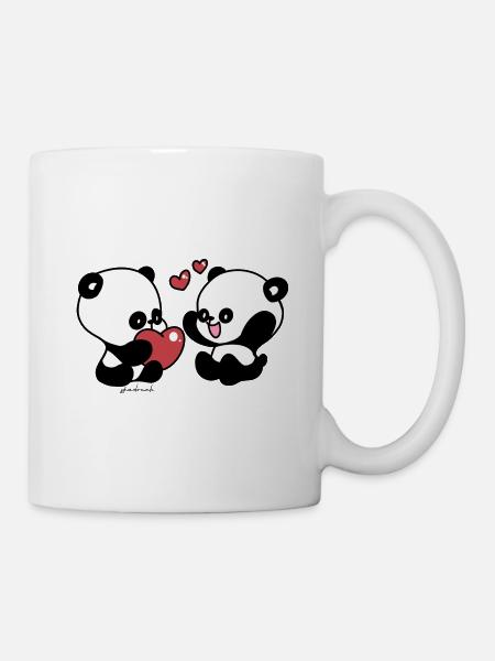 Panda Skadouch 1 - Mug blanc - blanc