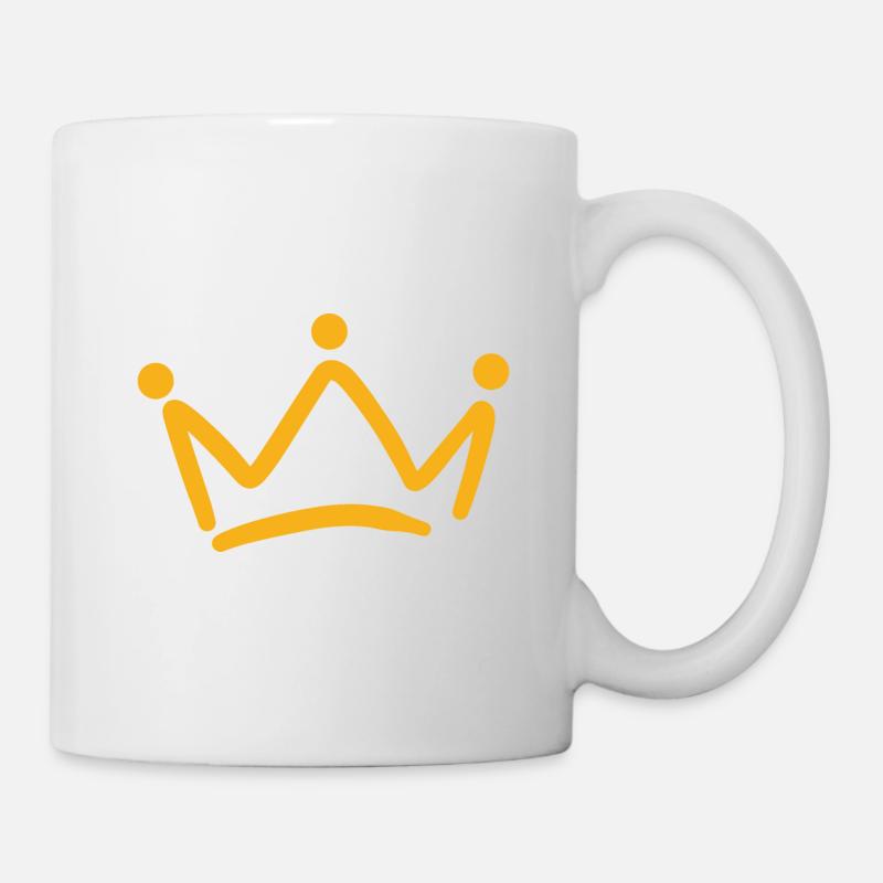 Krone - Tasse - Weiß