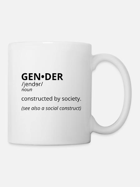 Gender Constructed Society Bisexual Pride Rainbow - Tasse - Weiß