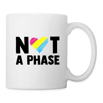 Not A Phase Gay Bisexual Pride Rainbow Lgbtq Diver - Tasse - Weiß - Rechts