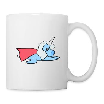 Unicorn Animal Blue Symbol Fantasy Hero - Mug - white - Right