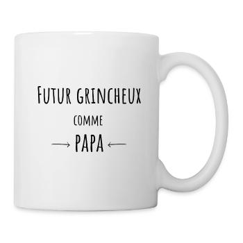 Grincheux Comme Papa Cadeau bébé - Mug blanc - blanc - Droite