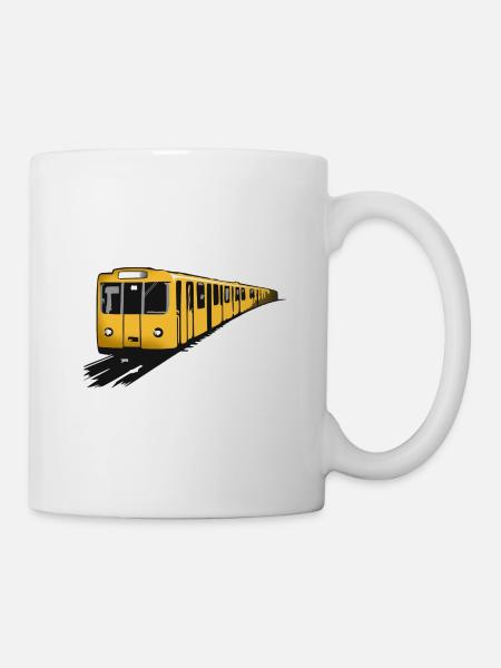 U Bahn Color - Tasse - Weiß